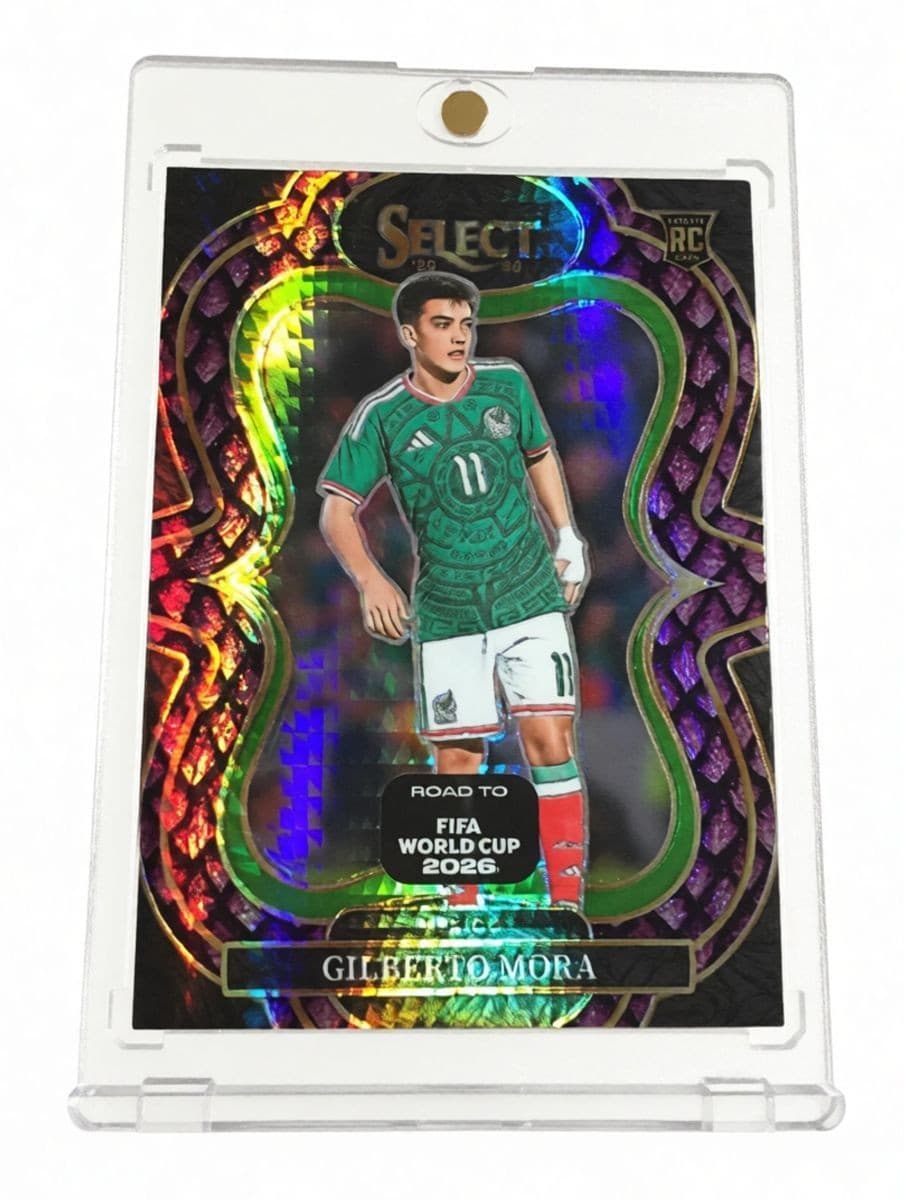 2026 Panini Select Road To World Cup Gilberto Mora Mexico Purple Dragon /48 RC