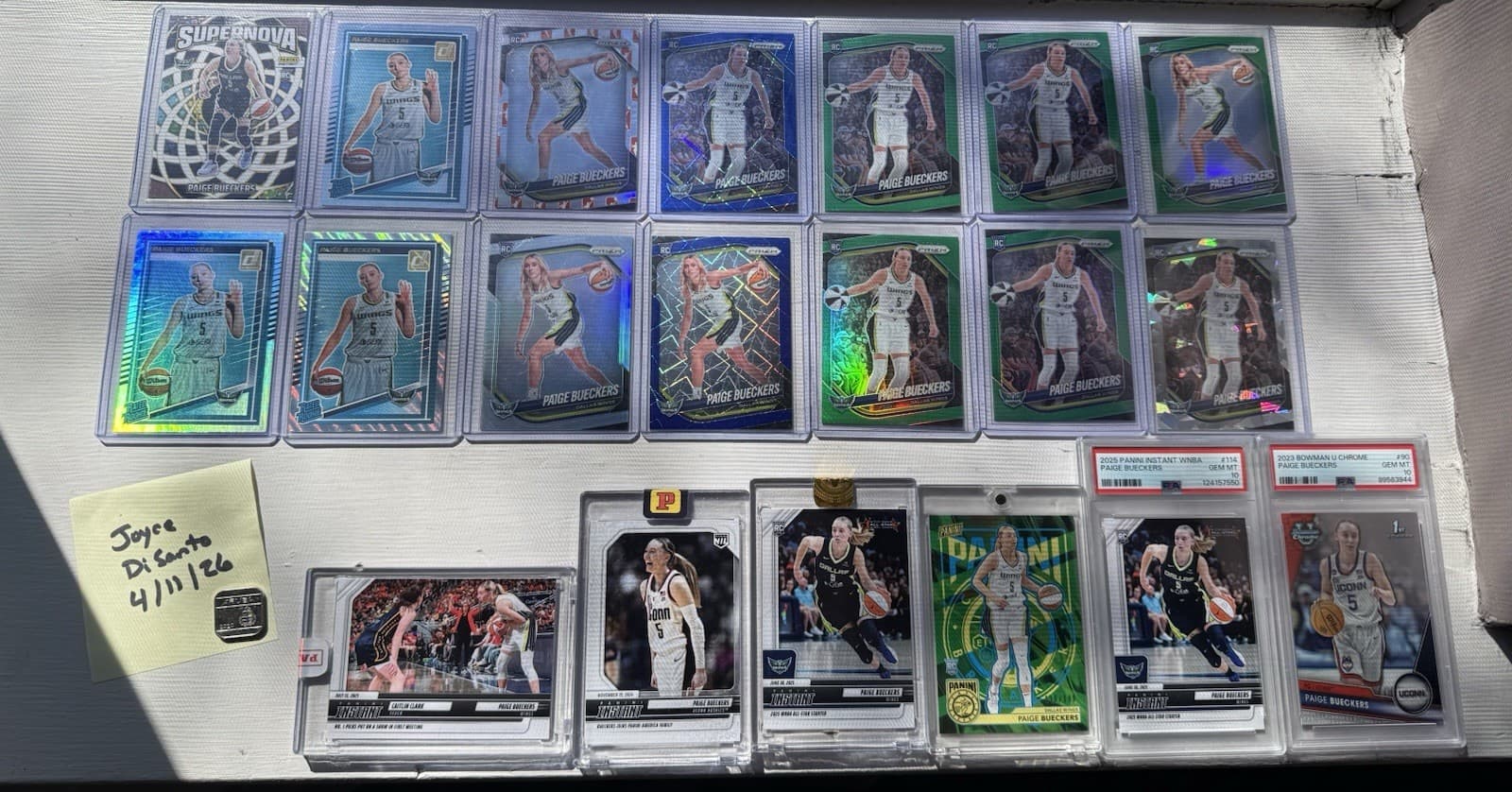 2025 WNBA Panini/Donruss Lot Cards Paige Bueckers HUGE! 💎 🔥