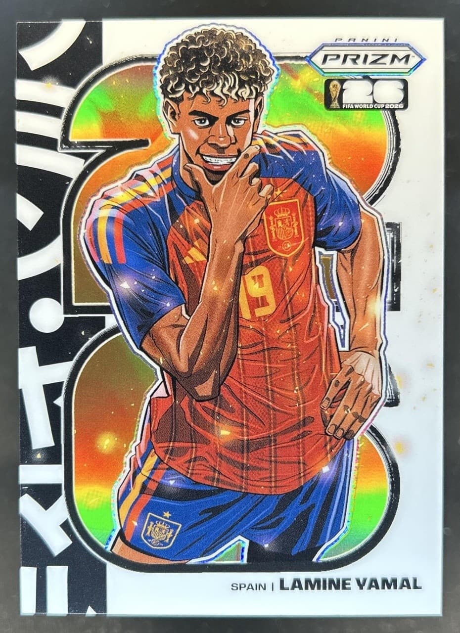 2026 Panini Prizm World Cup Lamine Yamal Manga SSP #6 Spain