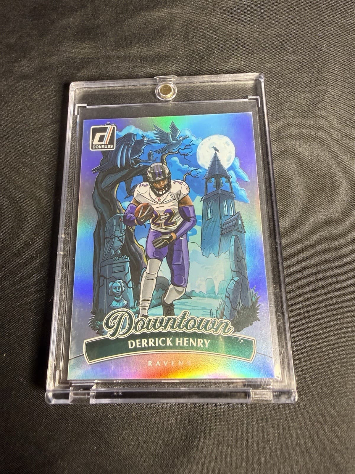Panini 2025 Donruss Football Downtown Insert Derrick Henry #3 Baltimore Ravens
