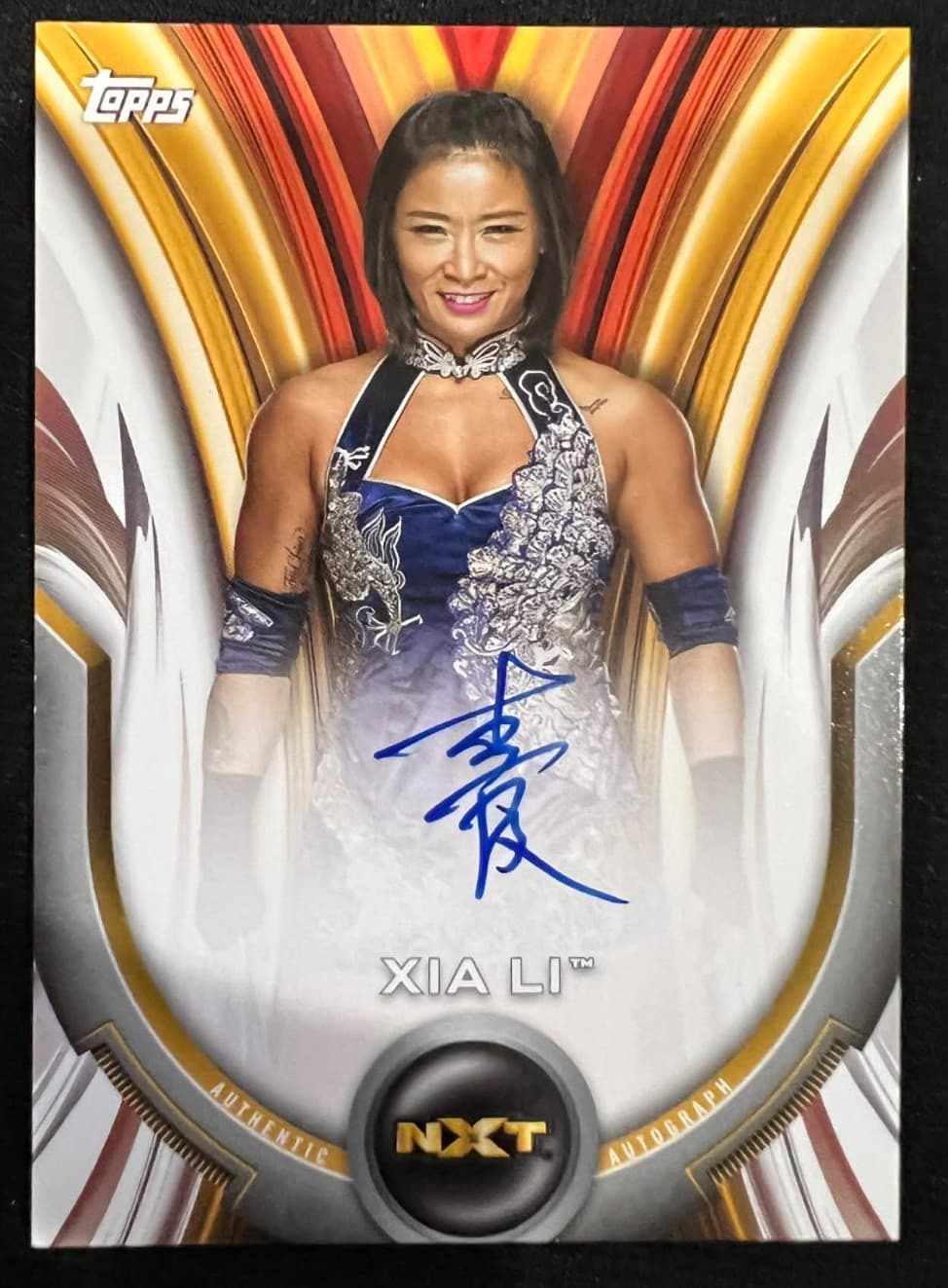 XIA LI 2020 Topps WWE Women's Division #A-XL Wrestling On Card AUTO #028/199