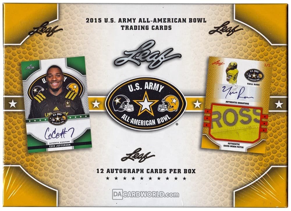 2015 Leaf U.S. Army All-American Bowl Football Hobby Box
