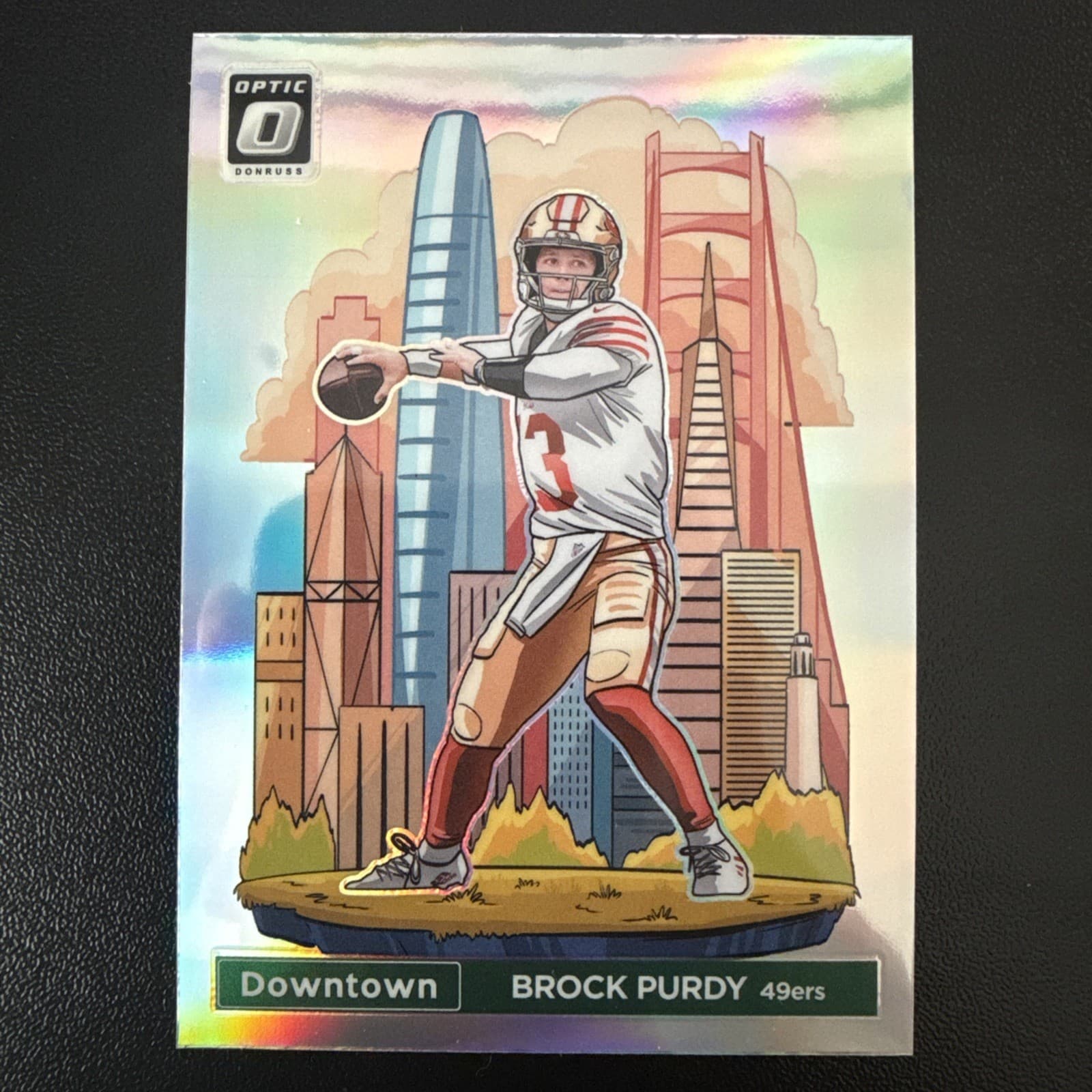 2024 Panini Donruss Optic Brock Purdy Downtown! SSP #4 49ers