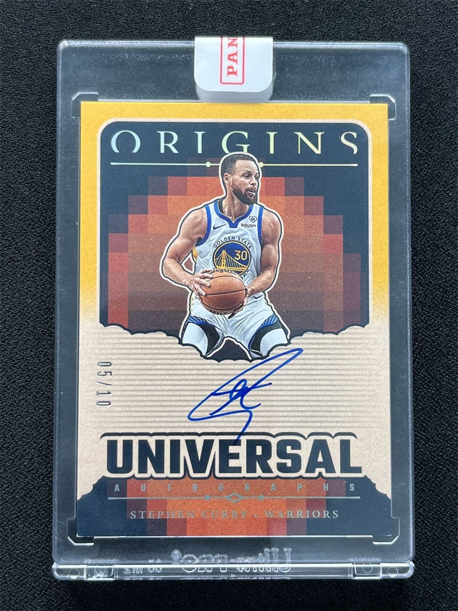 2024-25 Panini Origins Stephen Curry #UA-CUR Gold Universal Auto Warriors /10