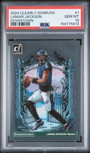 2024 Panini Clearly Donruss Football PSA 10 Single2024 Panini Clearly Donruss La