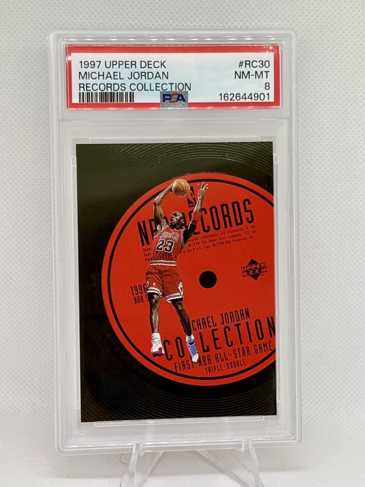 1997 Upper Deck Records Collection Michael Jordan #RC30 PSA 8 🐐📈