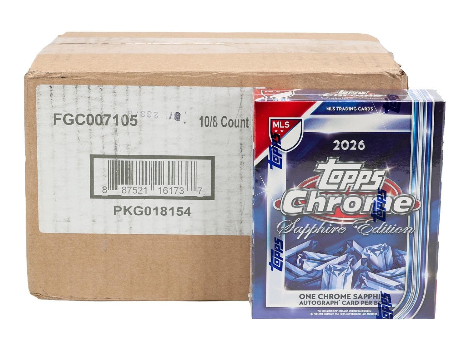 2026 Topps Chrome Mls Soccer Sapphire Edition 10-Box Case