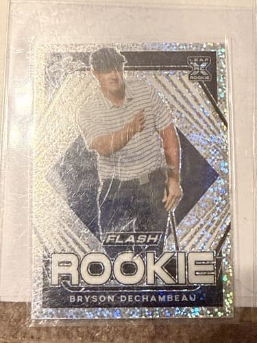Leaf 2021 Flash Rookies Bryson DeChambeau #02 Navy /99 Golf Card