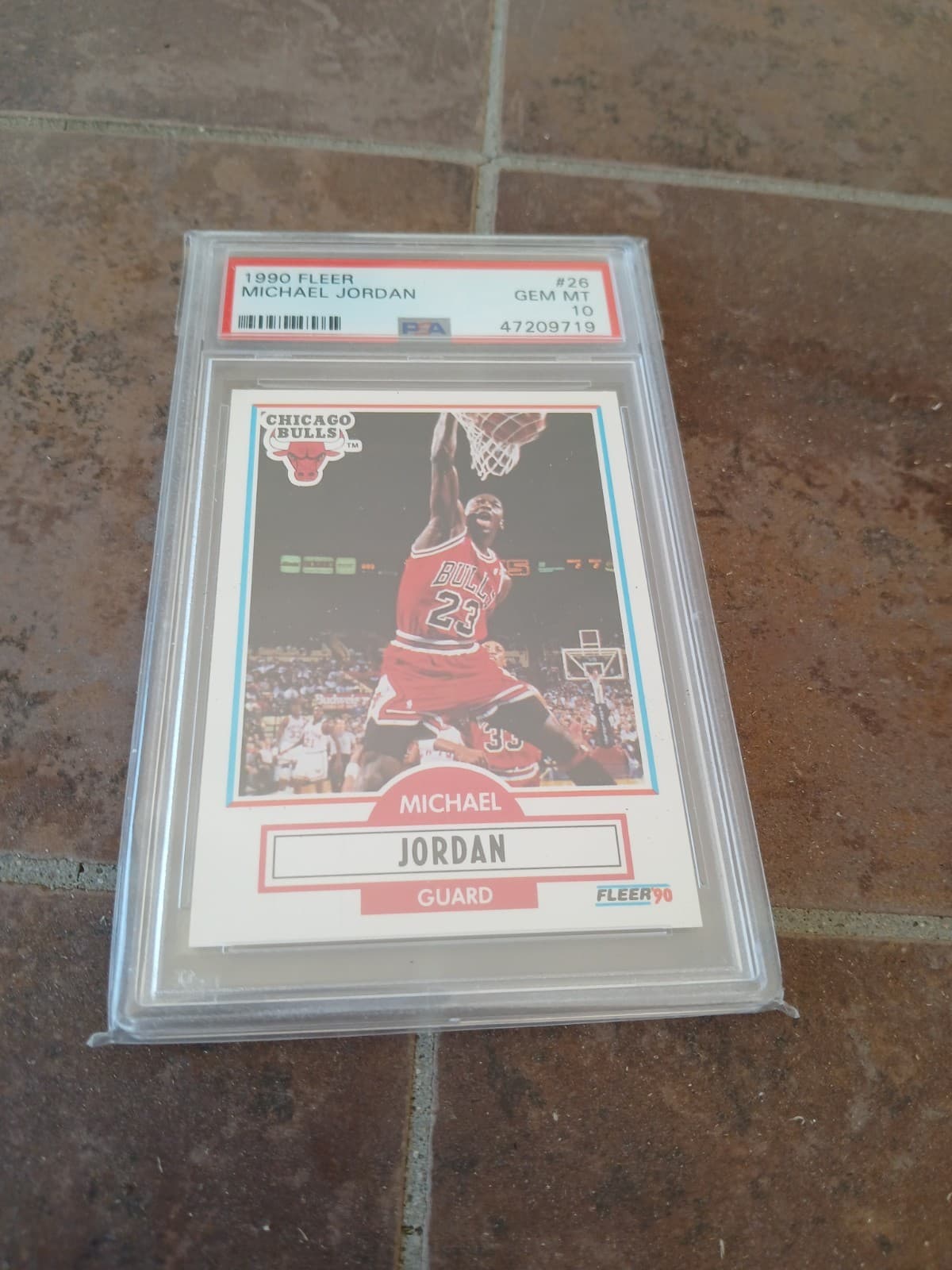 Michael Jordan  90 Fleer #26 PSA 10