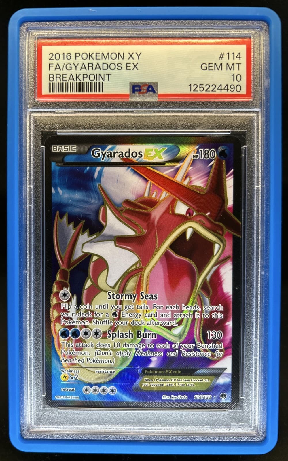 2016 Pokemon XY BREAKpoint Gyarados #114/122 PSA 10 GEM MINT