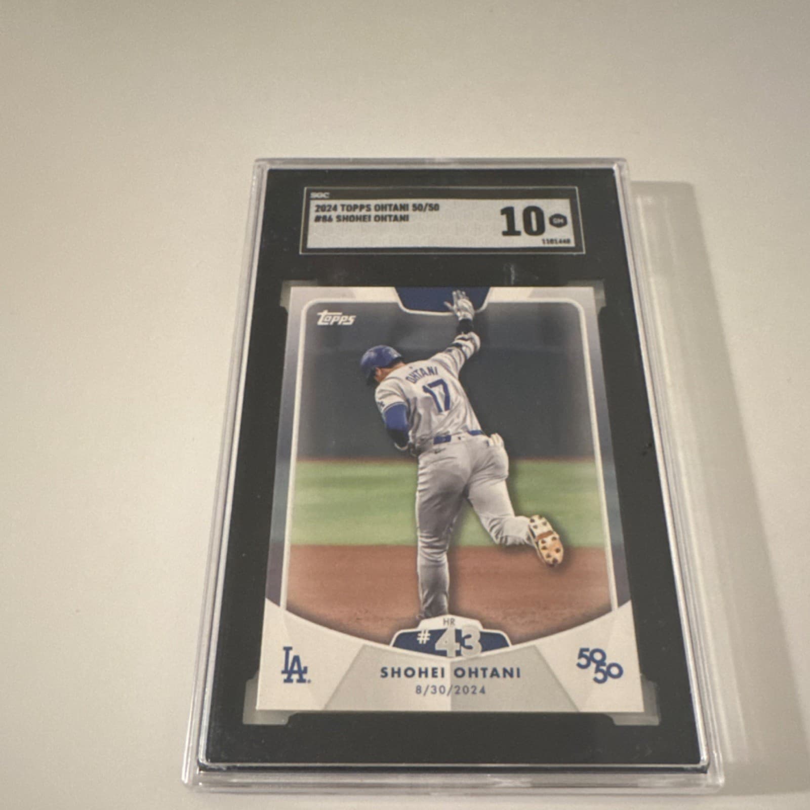 Topps 50/50 Club 2024 Shohei Ohtani #86 SGC 10 Los Angeles Dodgers