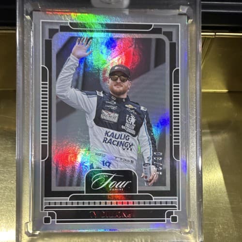 2025 Panini Turn Four Racing Ty Dillon #17 Kaulig Racing NASCAR Hologram Card