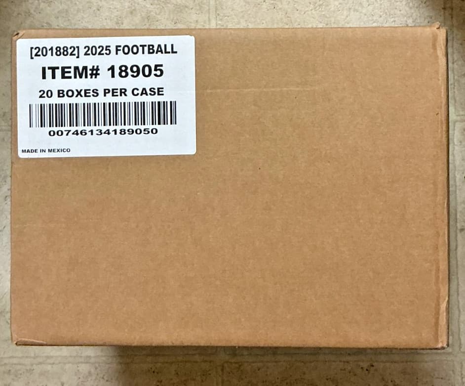 2025 Panini Select Football Factory Sealed HOBBY MEGA - 20 Box Case