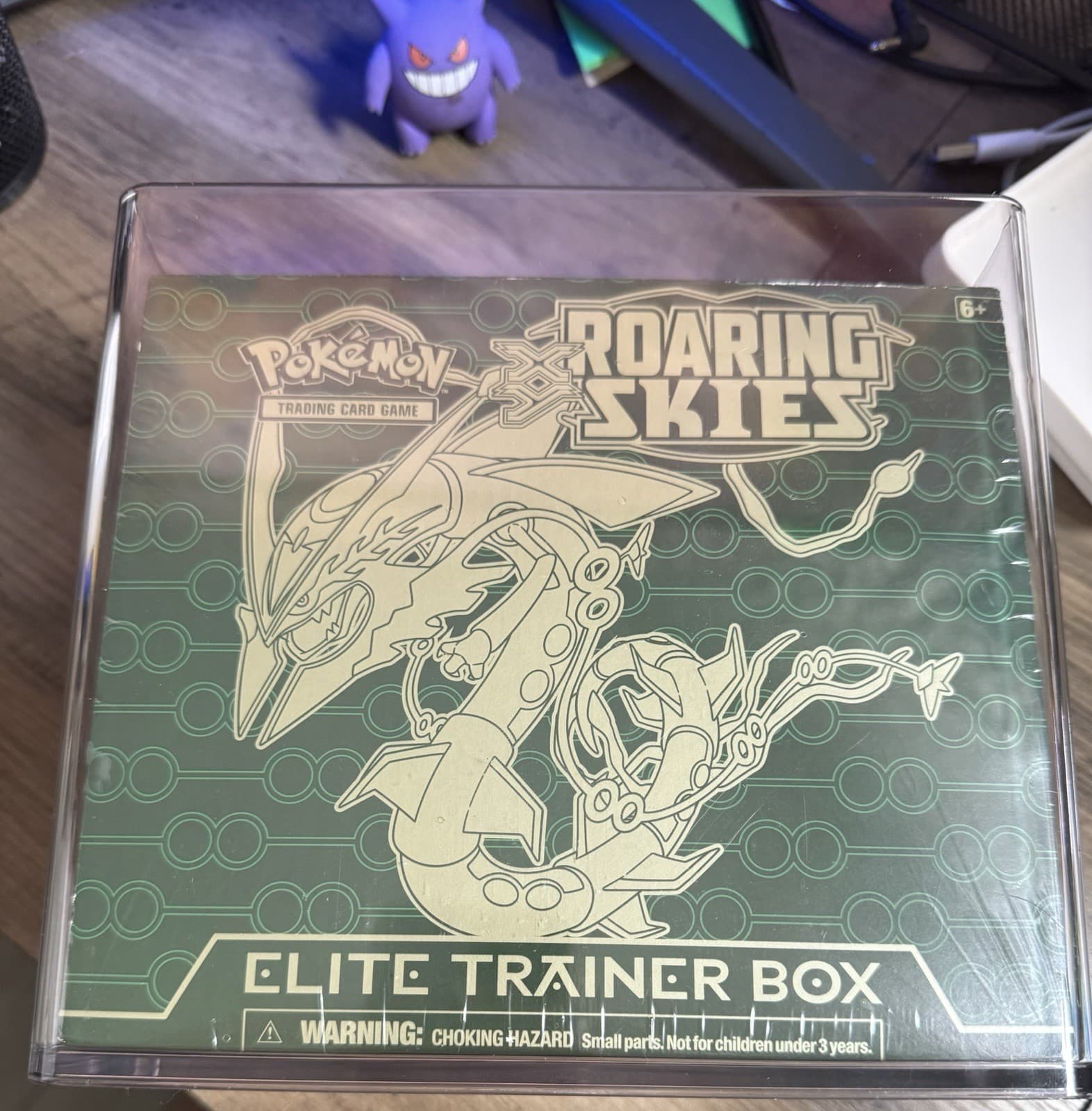 Factory Sealed Pokemon ROARING SKIES Elite Trainer Box With  Case Minor DMG