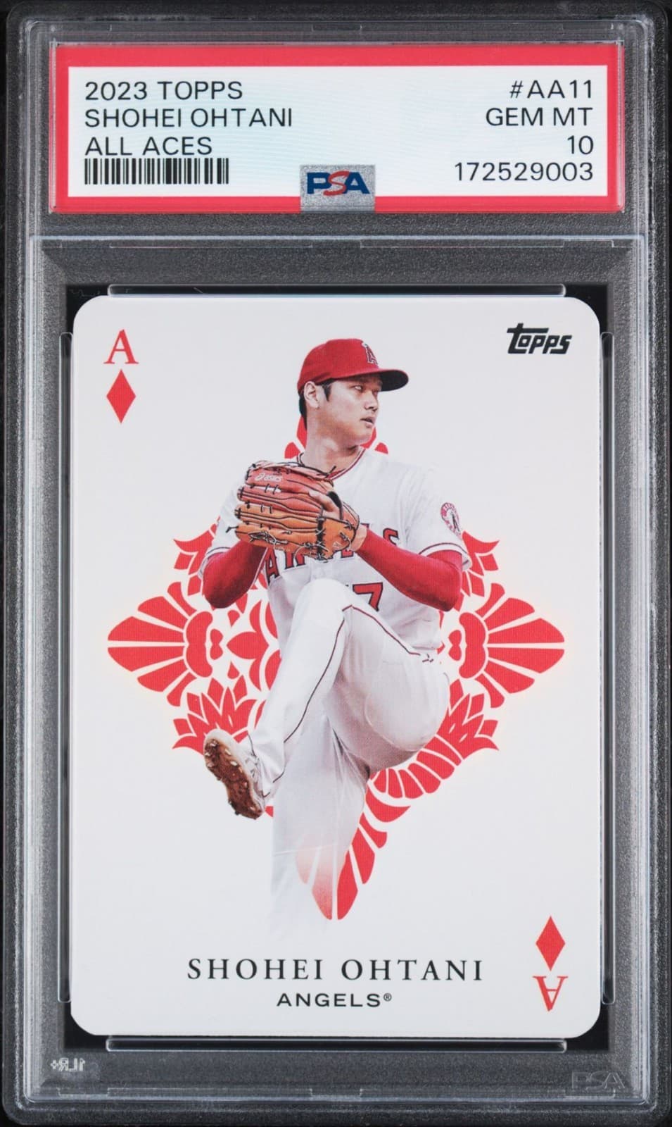 2023 Topps Series 1 - Shohei Ohtani - ALL ACES Insert - PSA GEM MINT 10 #AA-11