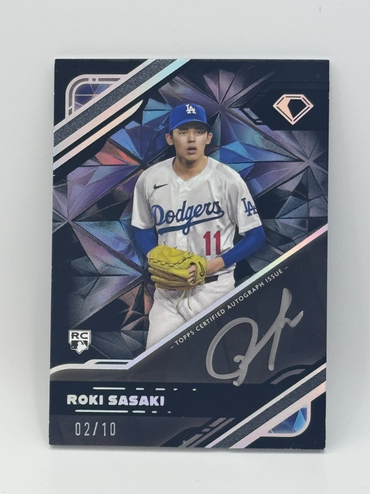 2025 Topps Diamond Icons Black PolychromatInk Auto Roki Sasaki #BPA-RSA  /10