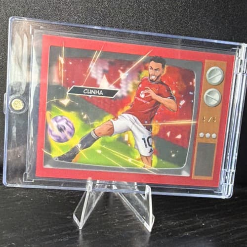 Matheus Cunha Anime Card 4/5 Premier League 2026 (TOPPS CHROME RARE CASE HIT)