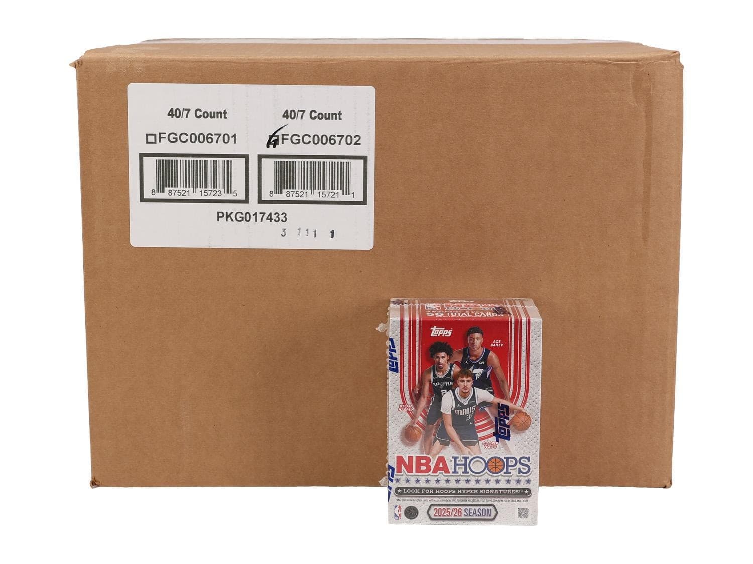2025/26 TOPPS HOOPS BASKETBALL BLASTER 40-BOX CASE