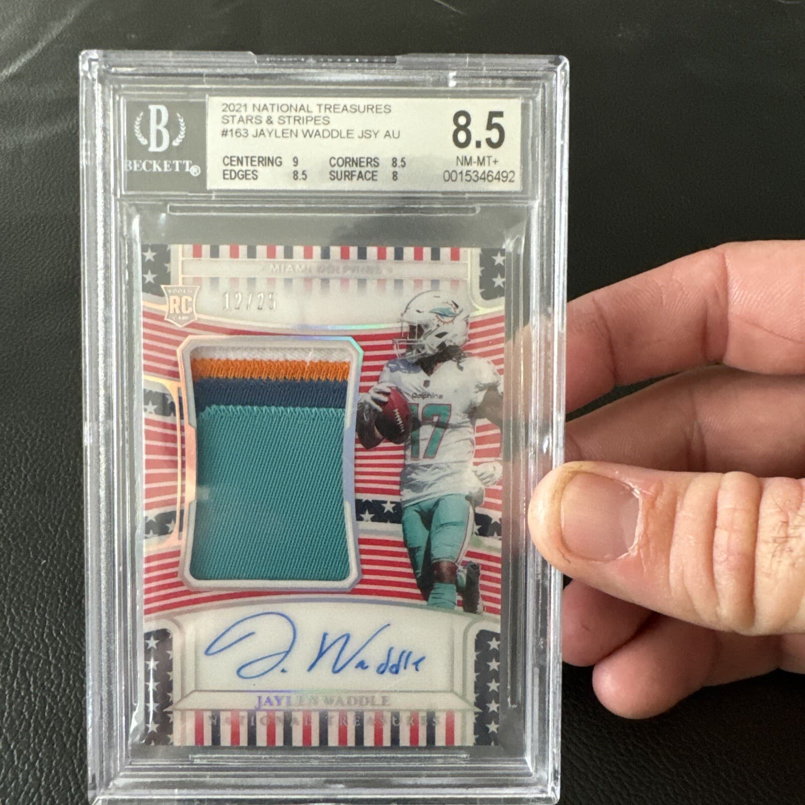 2021 Jaylen Waddle Stars And Stripes Rpa /25