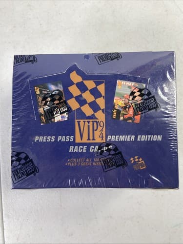 1994 Press Pass VIP Racing  Box Factory Sealed Earnhardt 24 Packs Premier NASCAR