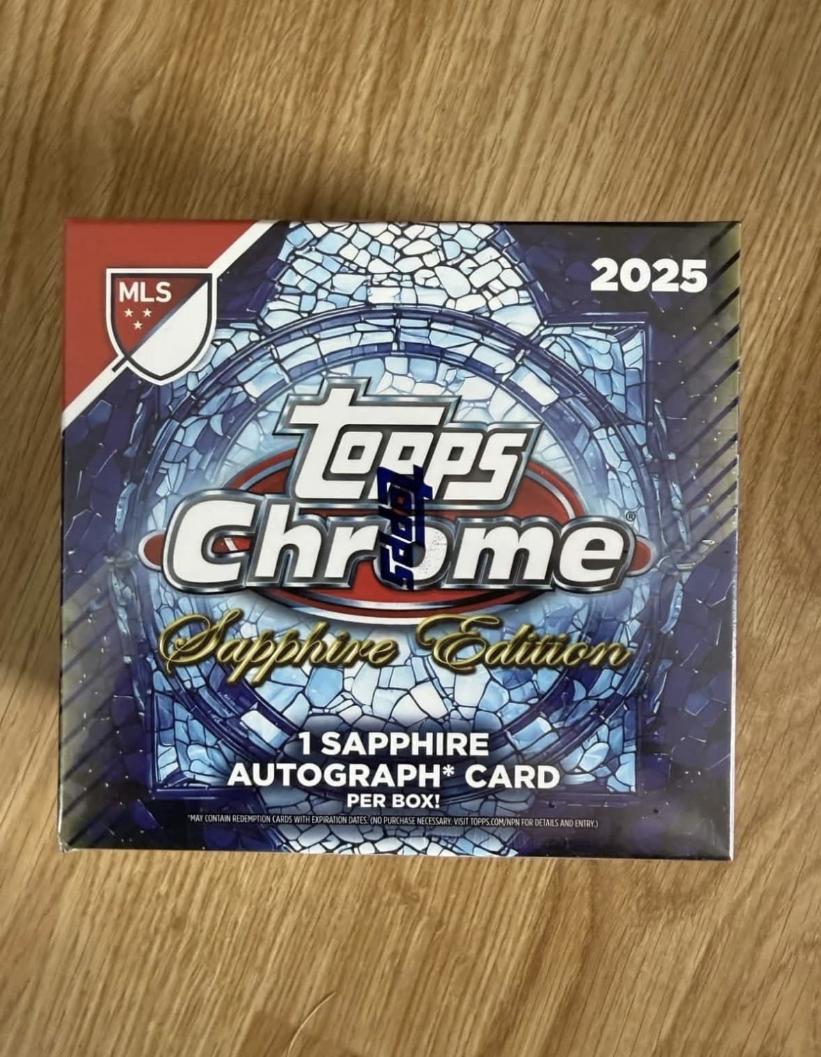 Topps Chrome® MLS 2025 Sapphire Edition - Hobby Box IN HAND SHIPS FAST🚚 🔥