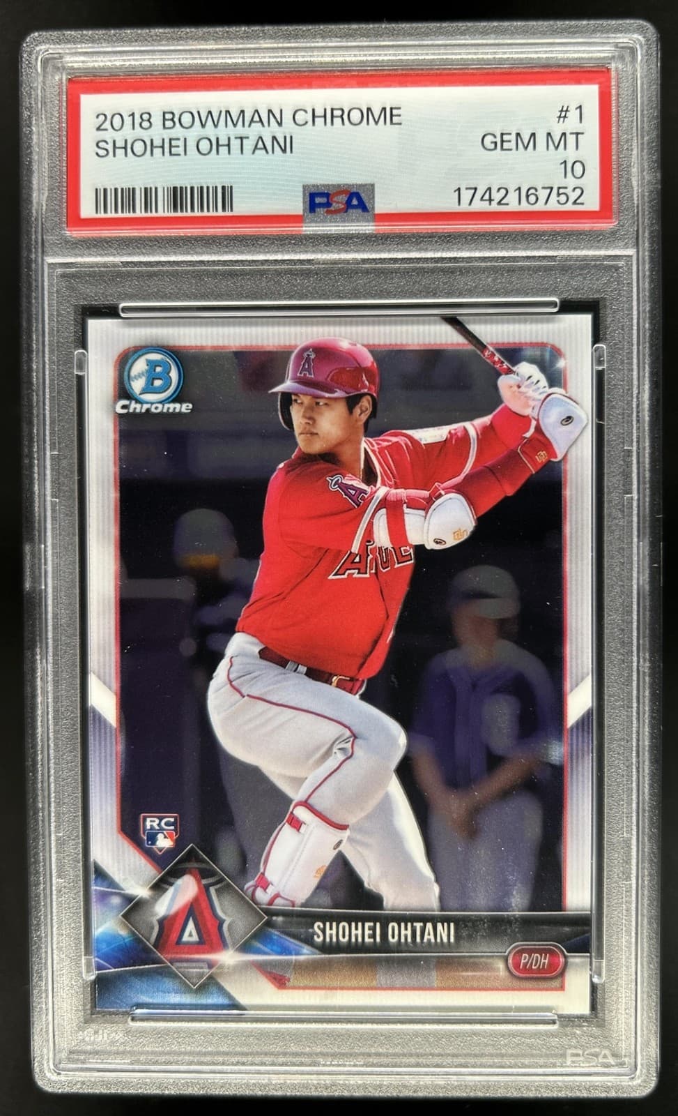 2018 Bowman Chrome Shohei Ohtani Rookie RC #1 Angels PSA 10 GEM MINT