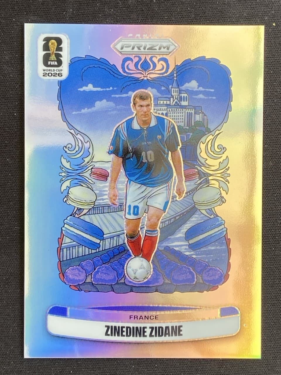 Zinedine Zidane 2026 Panini Prizm Fifa World Cup National Landmarks SSP #22 -cg1
