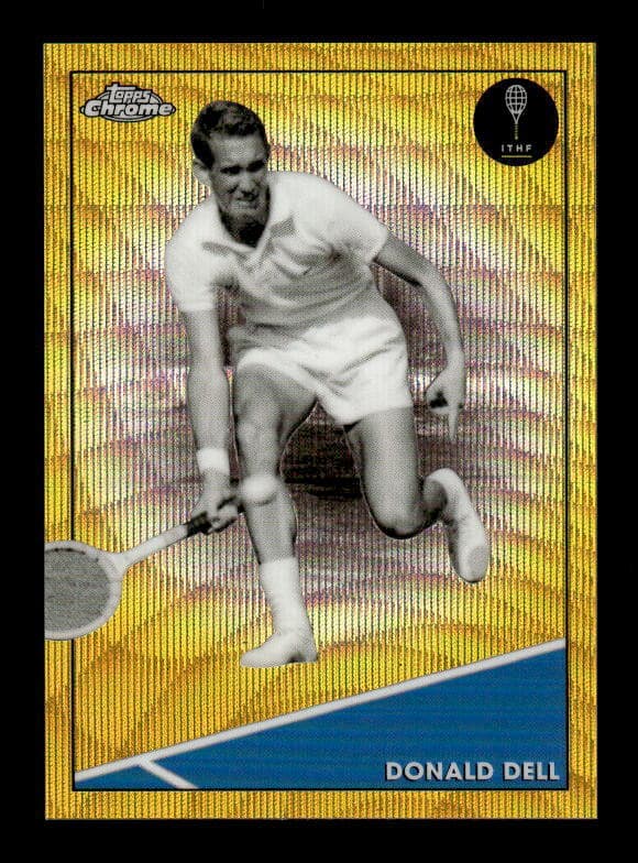 2021 Topps Chrome Tennis Gold Wave Refractors #87 Donald Dell 25/50