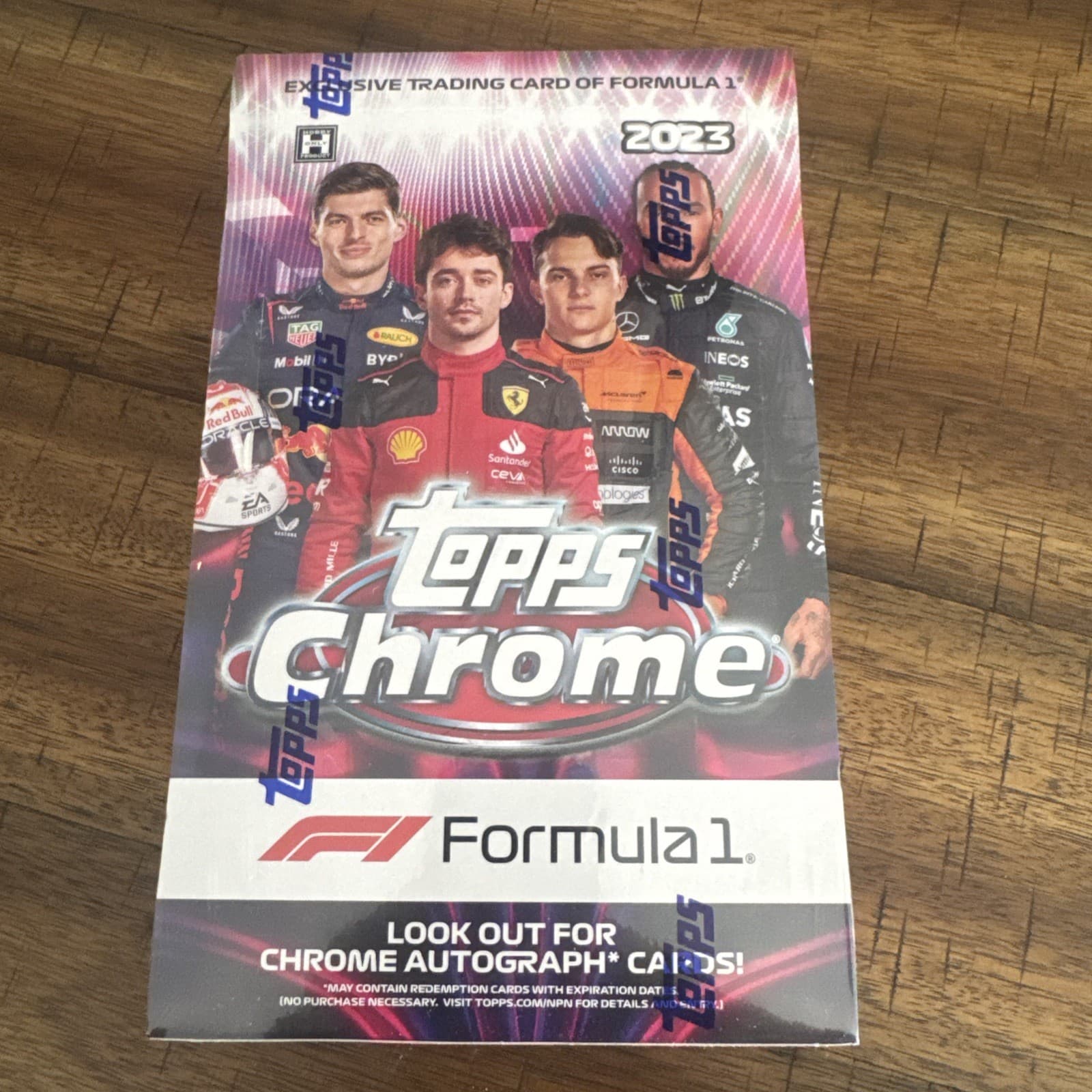 2023 Topps Chrome Formula 1 Racing Factory Sealed Hobby Box