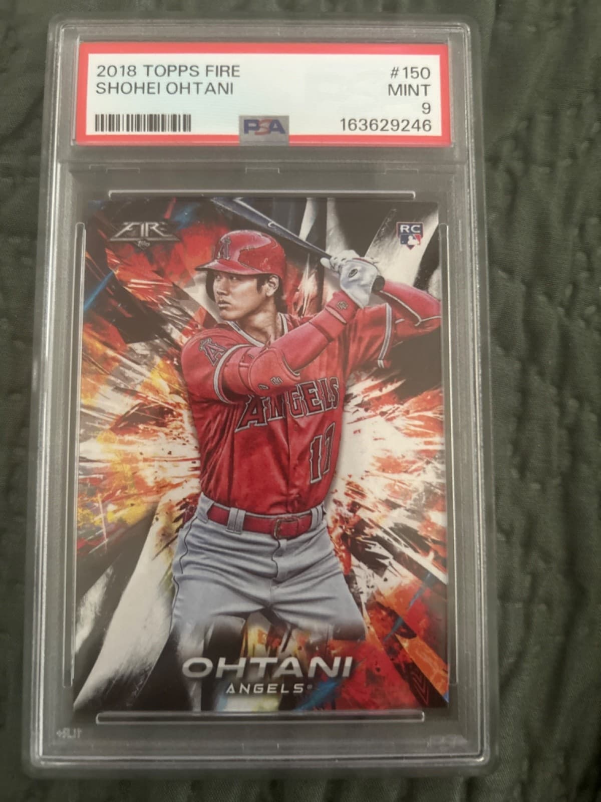 2018 Topps Fire - Shohei Ohtani #150 (RC)