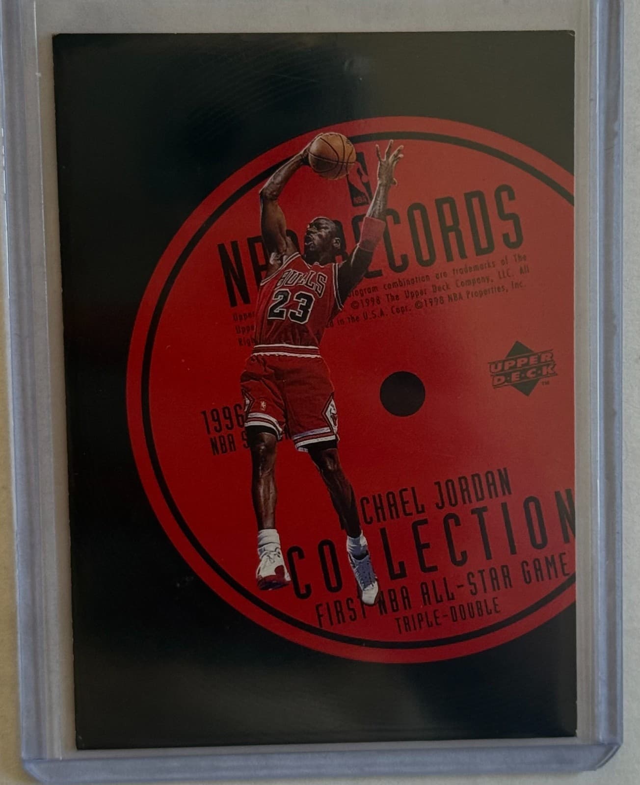 Michael Jordan 1997 Upper Deck NBA Records Collection #30 Bulls