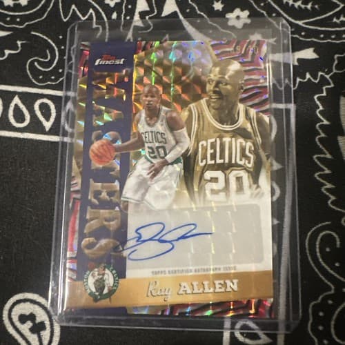 2026 Topps Finest Basketball Masters Autograph Ray Allen Gold /10 #MA-RA EC