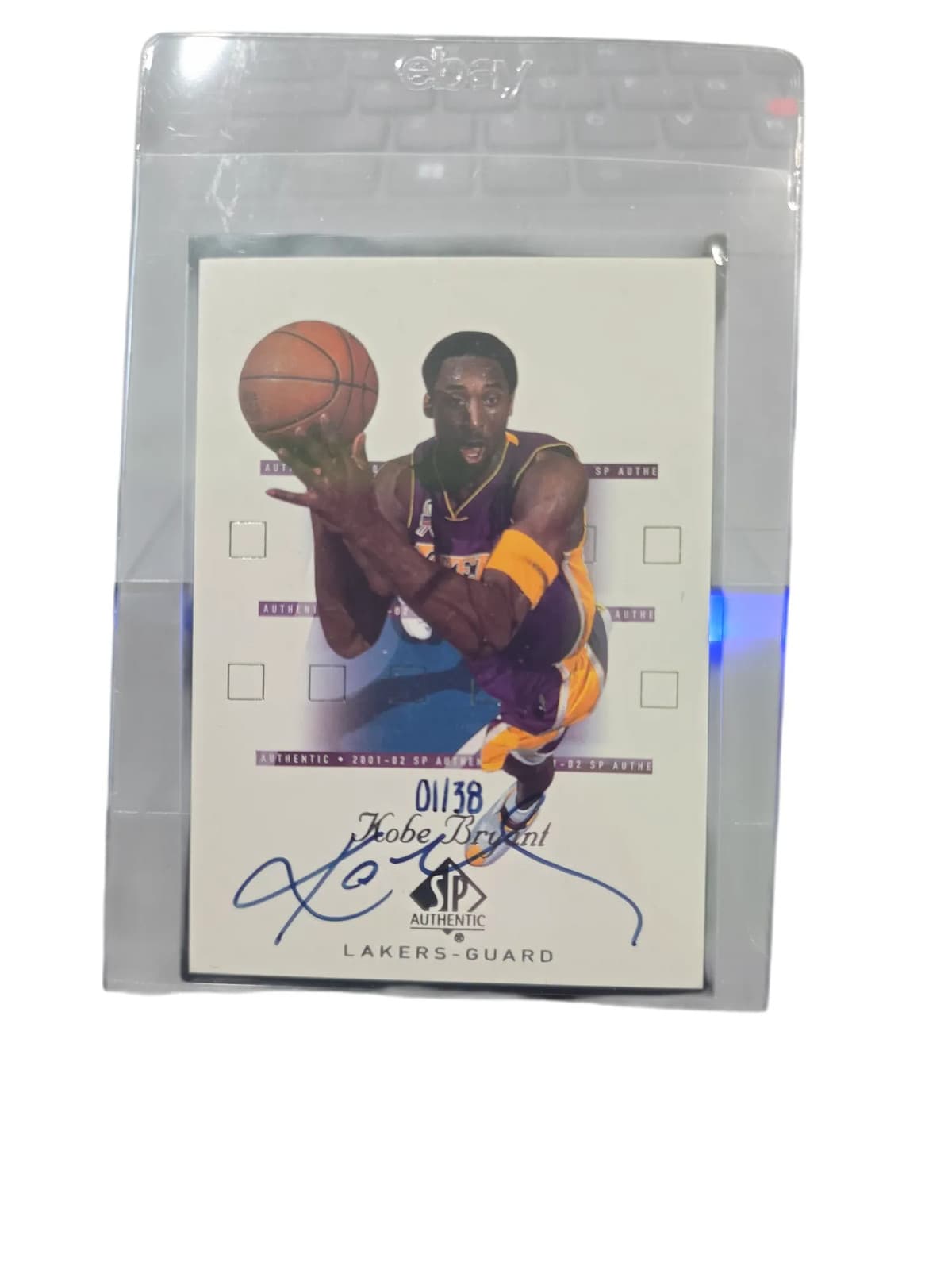 2002-03 Upper Deck SP Authentic Kobe Bryant #38 01/38