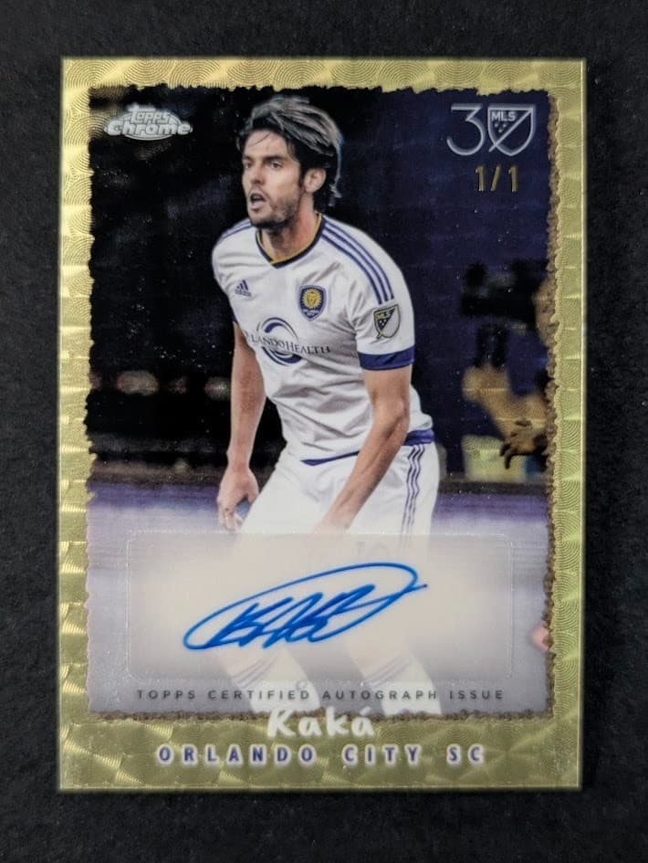 2025 Topps Chrome MLS KAKA 1/1 Auto Signatures SuperFractor SSP #NFA-KK