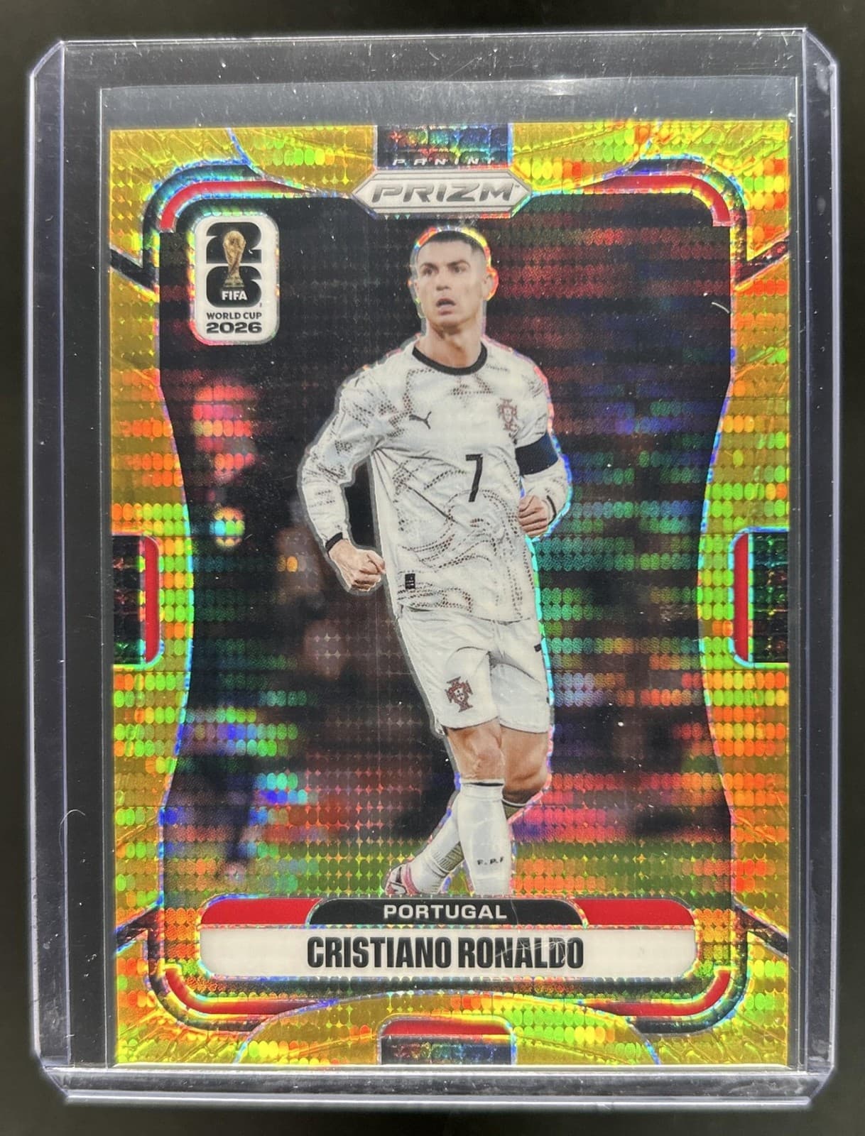 2026 Panini Prizm World Cup Cristiano Ronaldo Preferred Gold #/10 Portugal