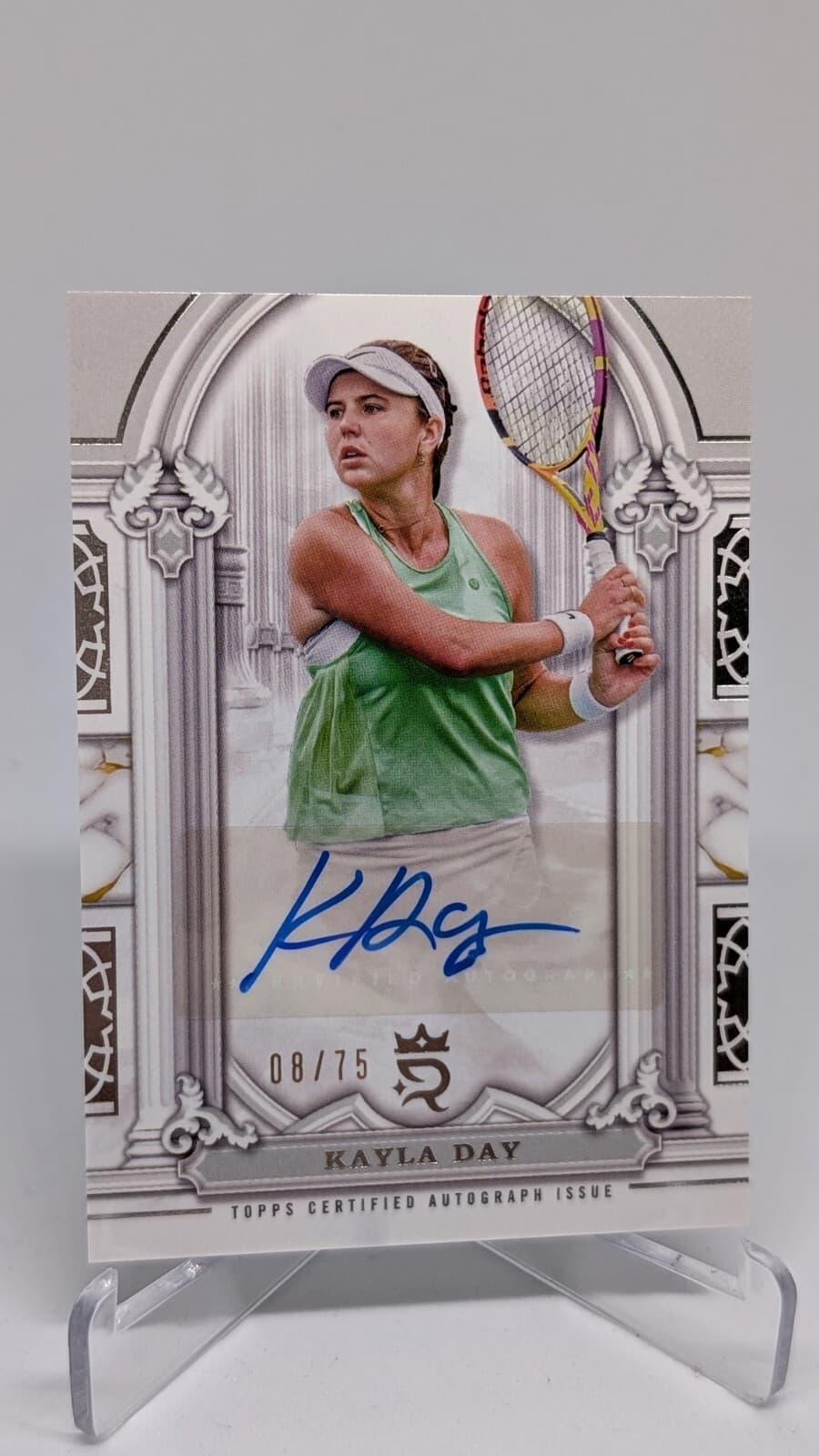 2024 Topps Royalty Tennis Kayla Day /75 On Card Auto