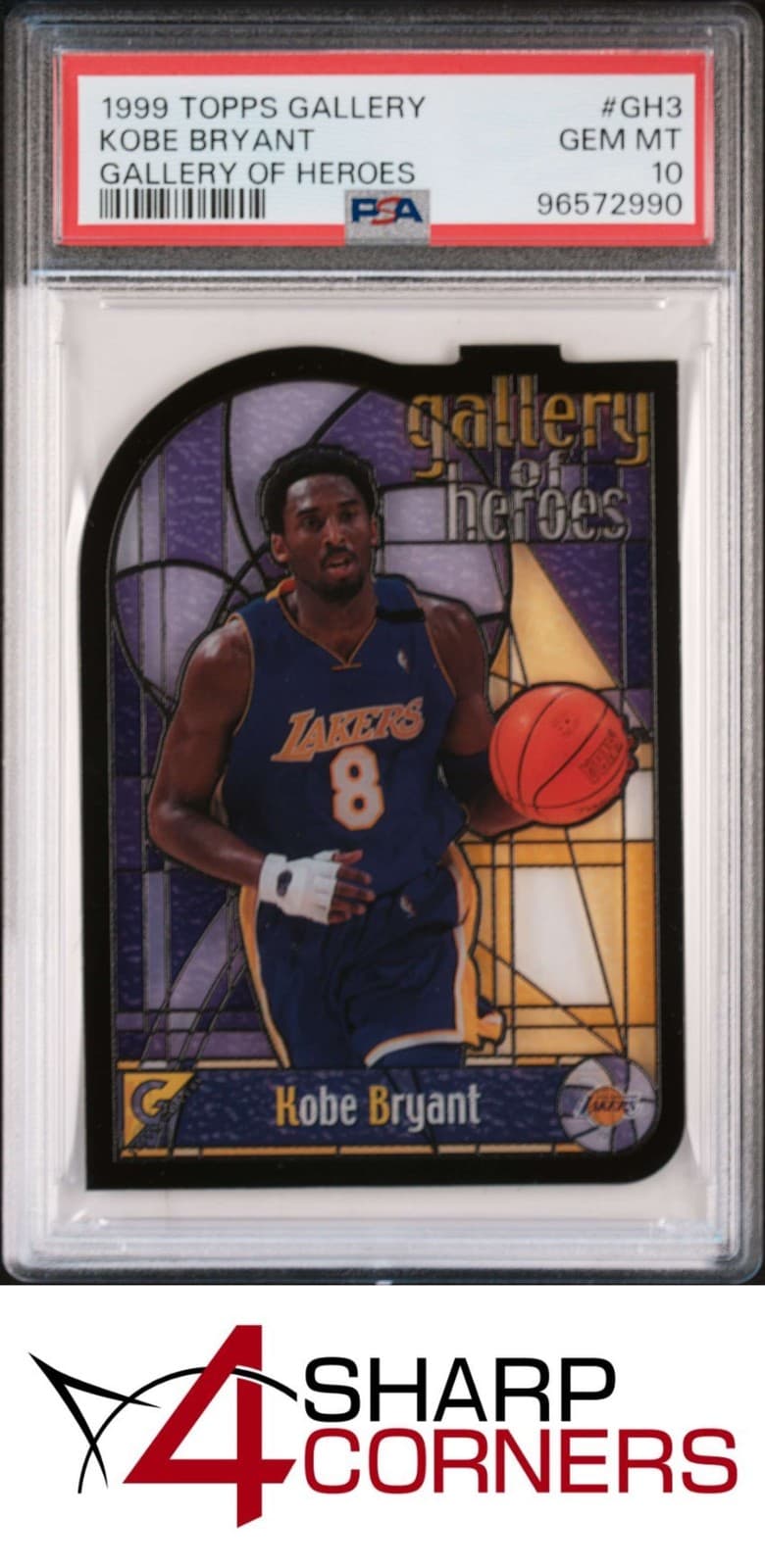 1999 TOPPS GALLERY OF HEROES #GH3 KOBE BRYANT HOF PSA 10