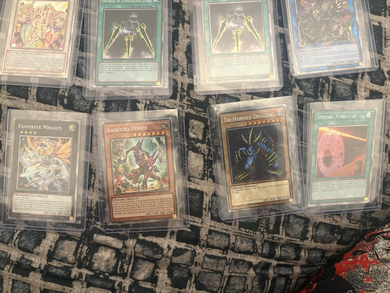 Konami Yu-Gi-Oh! TCG 10-Card Foil 1st Ed Lot POTE Exosister Mikailis Fenrir