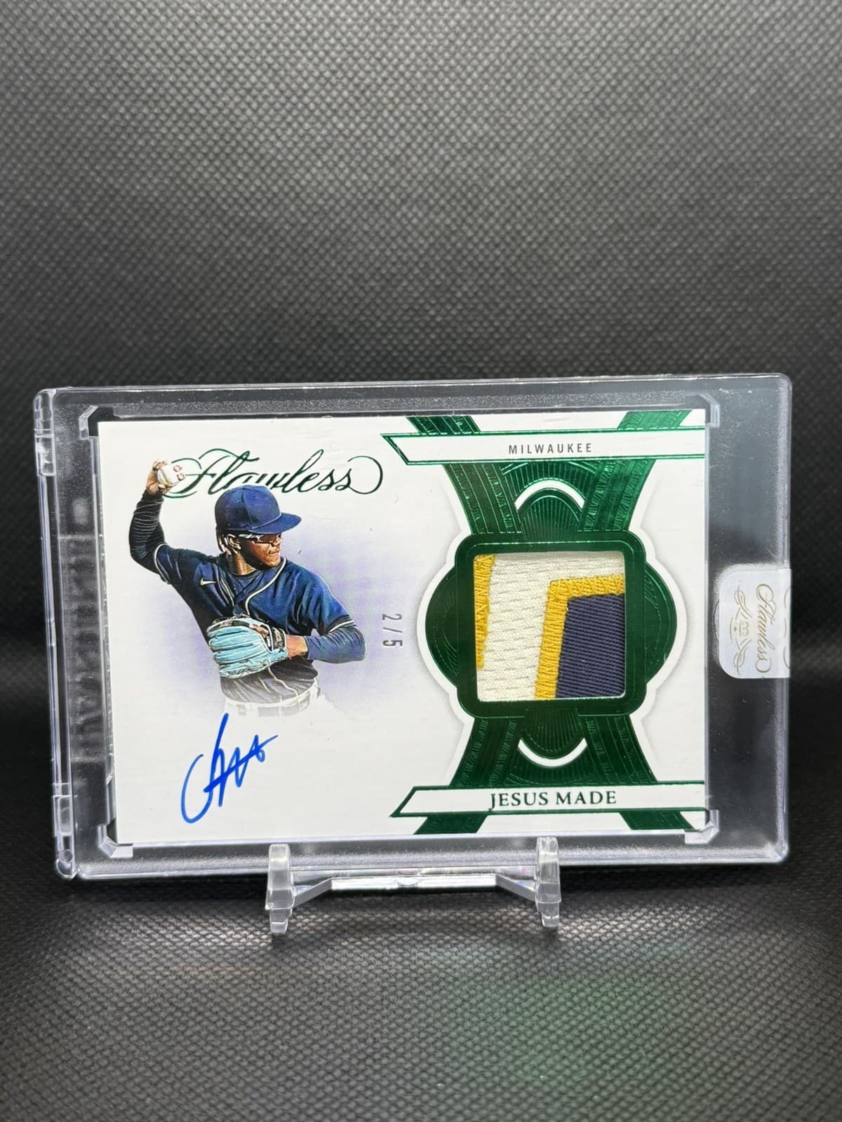 Jesus Made 2025 Panini Flawless Signatures Materials  Autograph And Patch /5