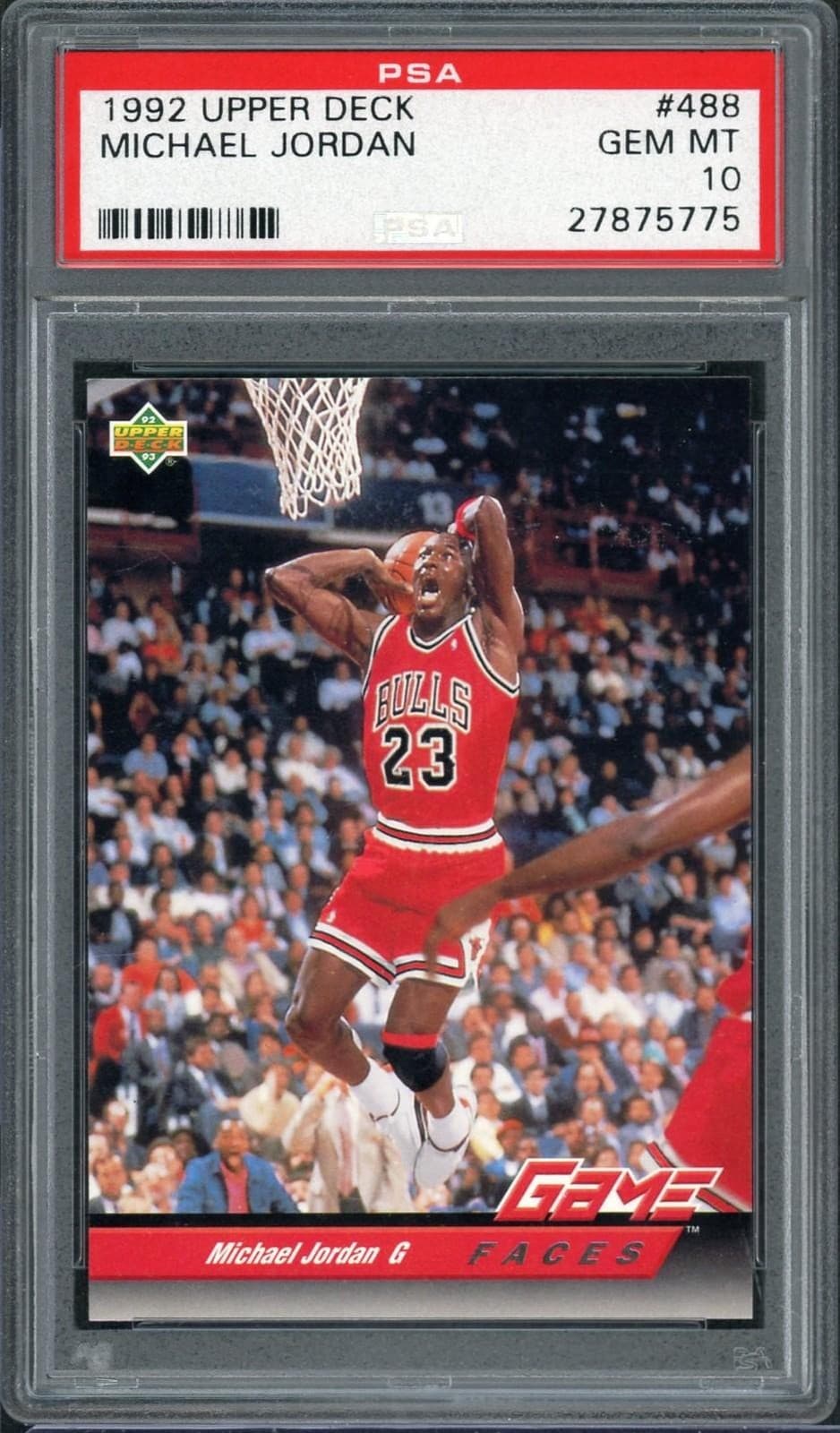 1992 Upper Deck Michael Jordan #488 PSA 10