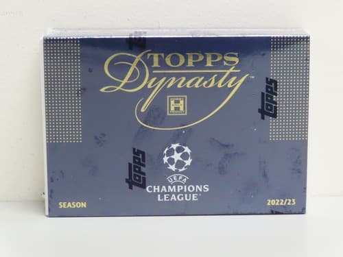 2022-23 Topps Dynasty UEFA Champions League Soccer Sealed Hobby Box