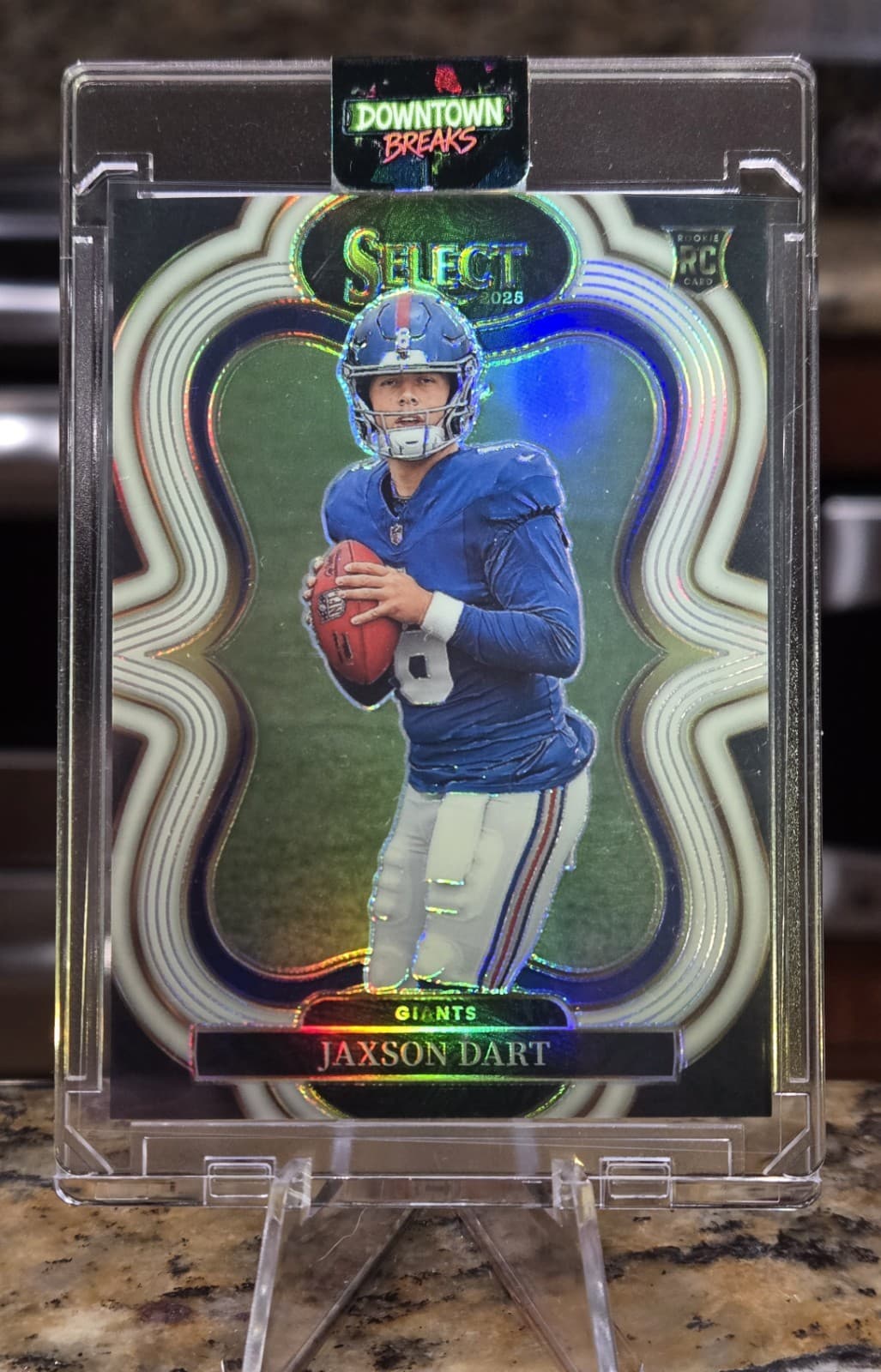 2025 Panini Select FOTL Jaxson Dart White Prizm /35 Suite Level