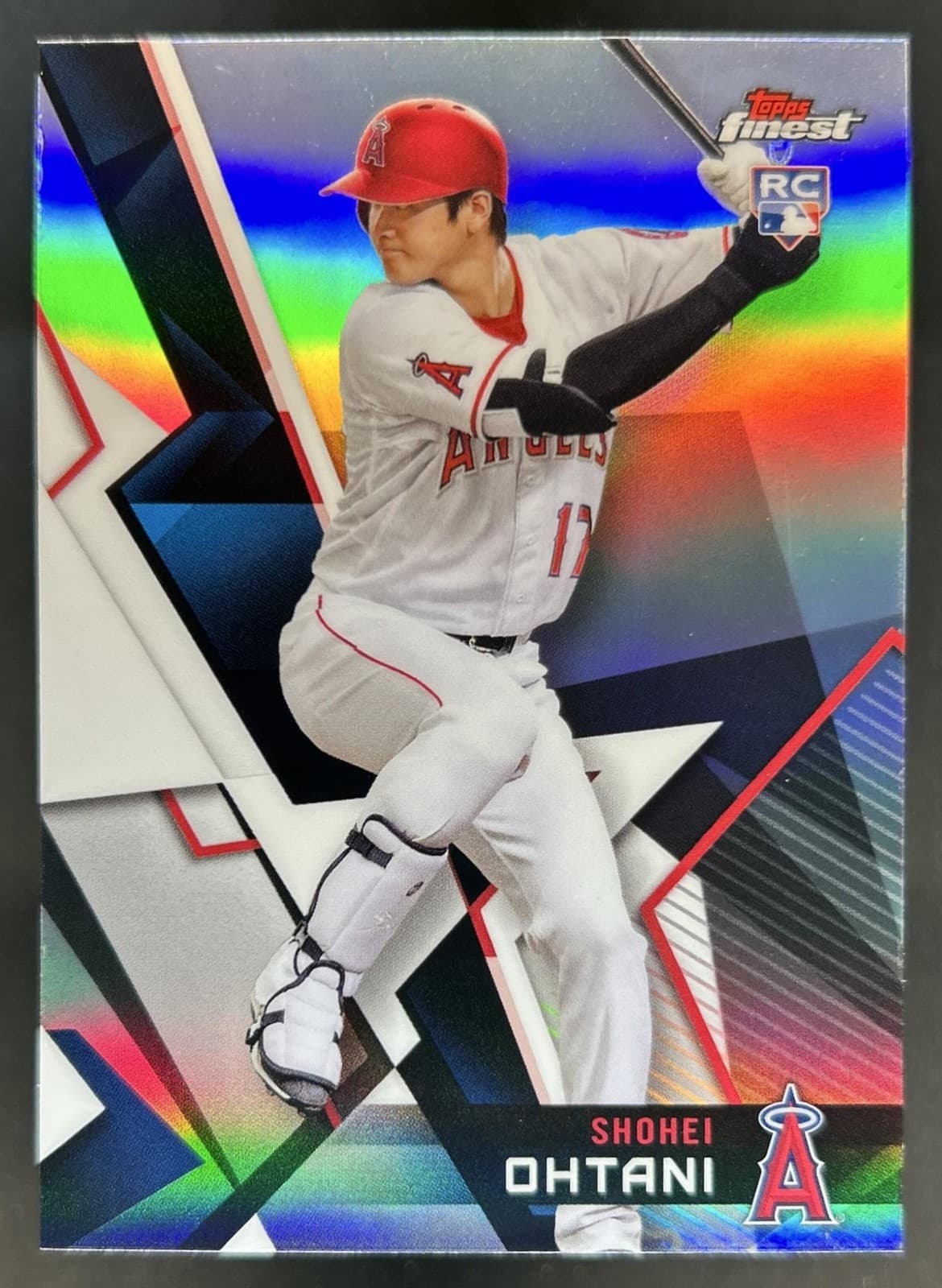 2018 Topps Finest Shohei Ohtani Refractor Rookie RC #100 Angels