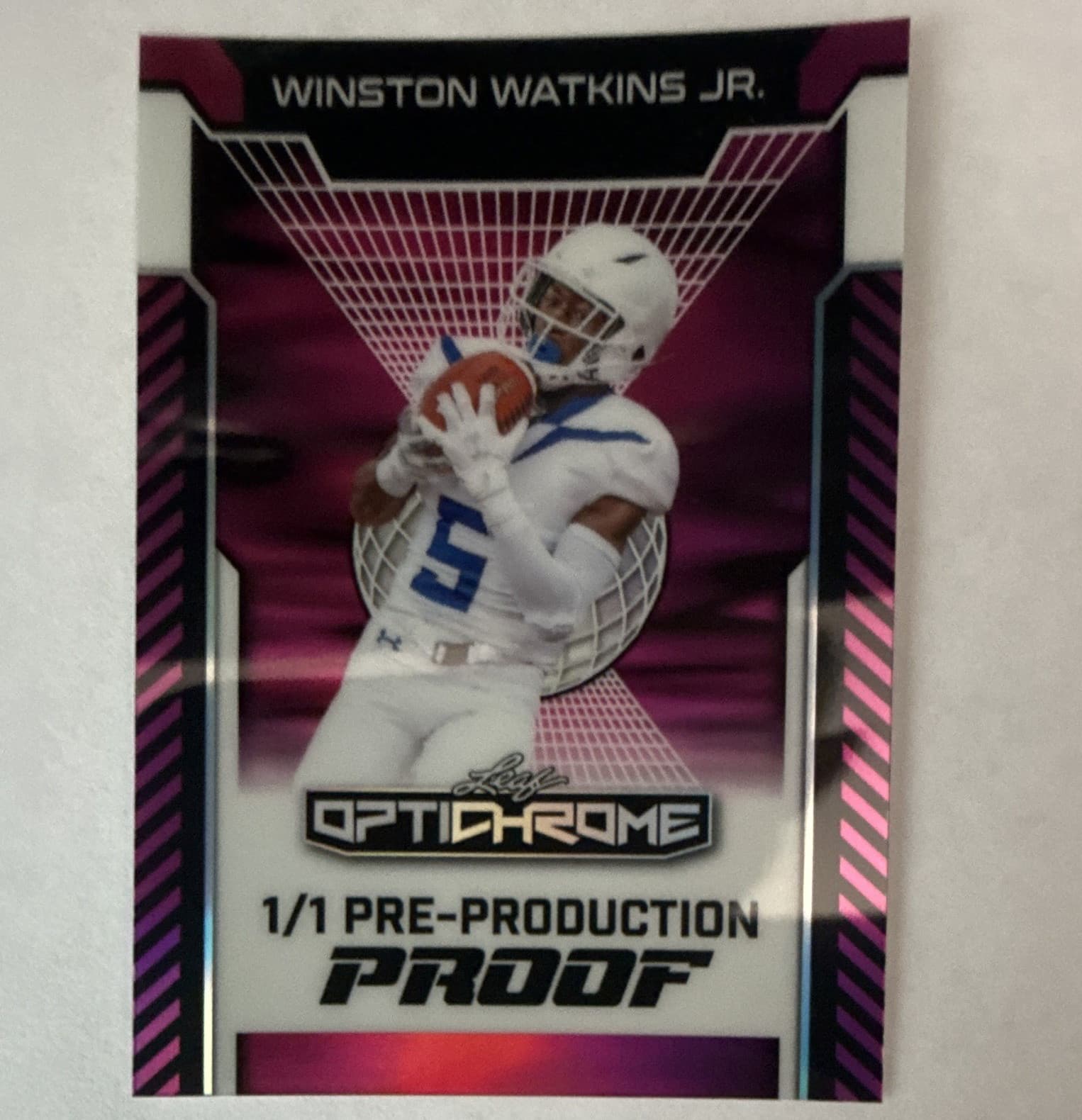Leaf 2025 Optichrome Winston Watkins Jr. BA-WWJ Pre-Prod Proof 1/1