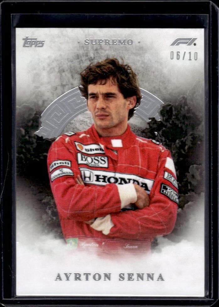 2026 Topps F1 Formula 1 Eccellenza Ayrton Senna - Supremo Black #/10
