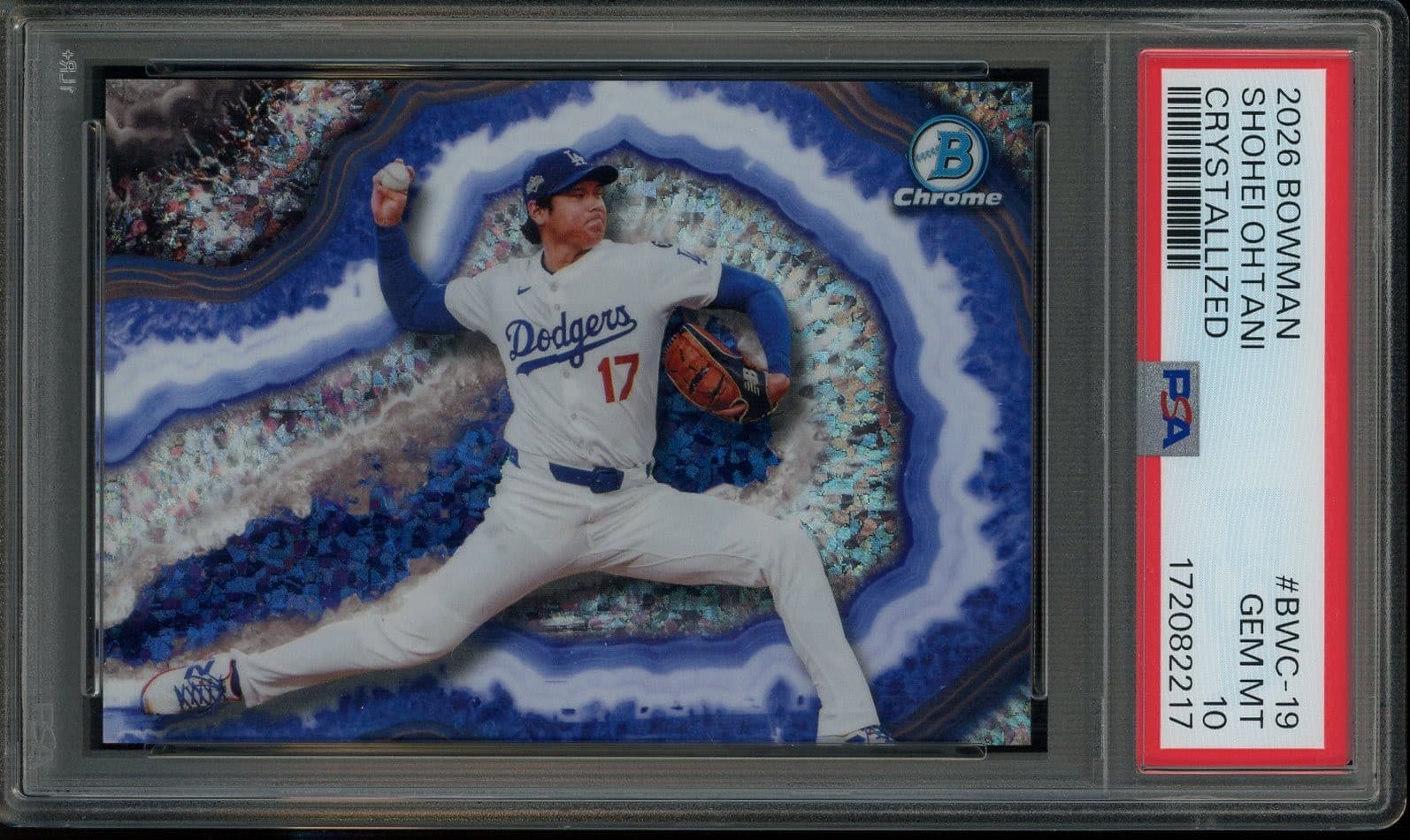 2026 Bowman Chrome Crystallized #BWC19 Shohei Ohtani Dodgers SSP PSA 10 GEM MINT