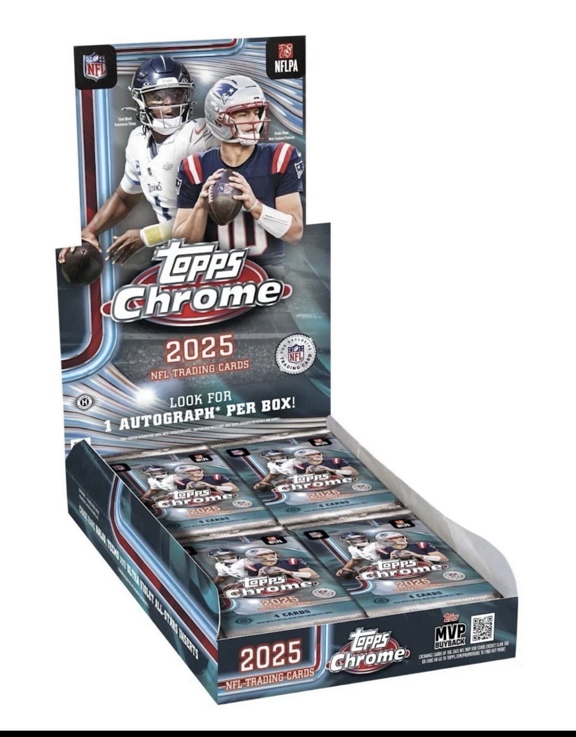 2025 TOPPS CHROME FOOTBALL FACTORY SEALED HOBBY BOX PRESALE PREORDER CONFIRMED 