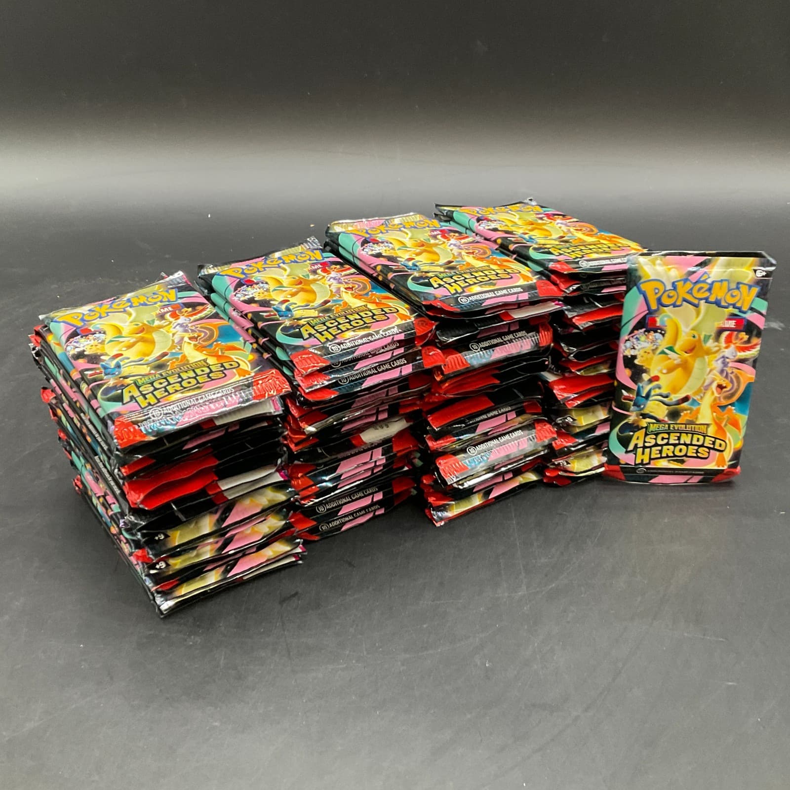 Lot of (100) Pokemon TCG Ascended Heroes Booster Packs SEALED NEW