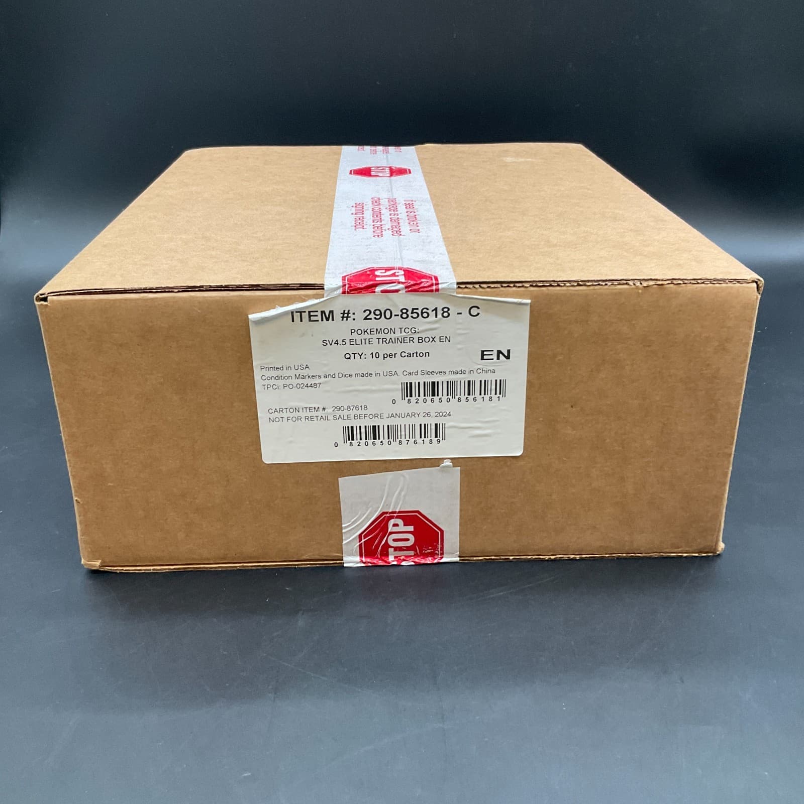 Pokemon TCG SV4.5 Paldean Fates Elite Trainer Box SEALED ETB CASE