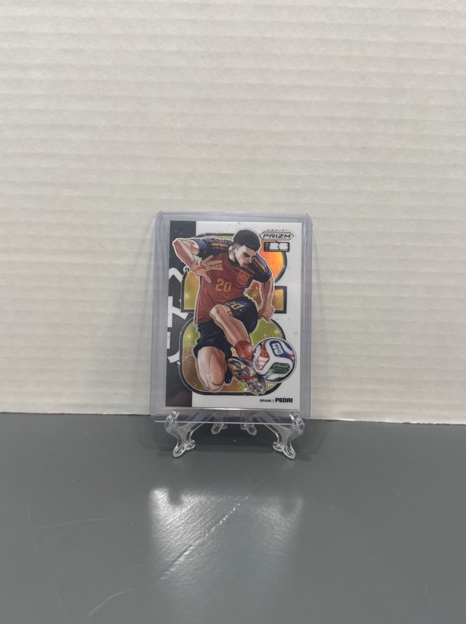 Pedri Panini FIFA World Cup Prizm Manga Case Hit SSP